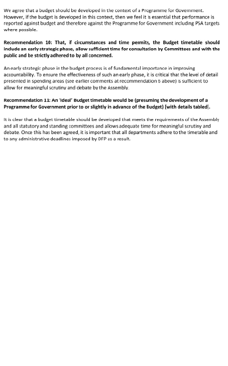 NIAO response -Financial process review